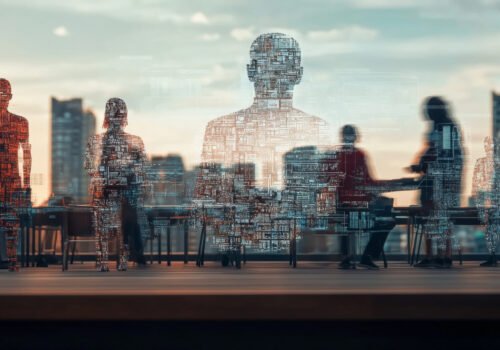 Future Society Integrating AI Governance With Virtual Identities in a Cyberspace Meeting Environment Generative AI